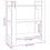 VidaXL (grey) vidaXL Solid Wood Pine Book Cabinet/Room Divider Storage Rack Multi Colours 9