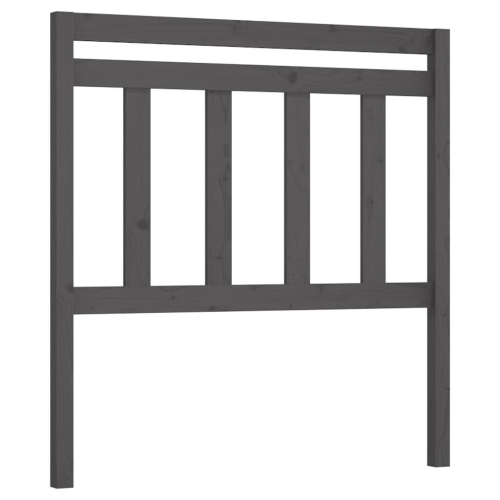 VidaXL (grey, 81 x 4 x 100 cm) vidaXL Bed Headboard Home Bedroom Decorative Bed Header Panel Solid Wood Pine 2