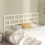 VidaXL (white, 186 x 4 x 100 cm) vidaXL Bed Headboard Bedroom Bed Header Decorative Headboard Solid Wood Pine 4