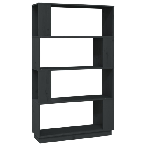 VidaXL (grey) vidaXL Solid Wood Pine Book Cabinet/Room Divider Storage Rack Multi Colours 2