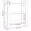 VidaXL (brown) vidaXL Solid Wood Pine Book Cabinet/Room Divider Storage Rack Multi Colours 9