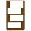 VidaXL (honey brown) vidaXL Solid Wood Pine Book Cabinet/Room Divider Storage Rack Multi Colours 6