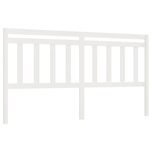 VidaXL (white, 186 x 4 x 100 cm) vidaXL Bed Headboard Home Bedroom Decorative Bed Header Panel Solid Wood Pine 2