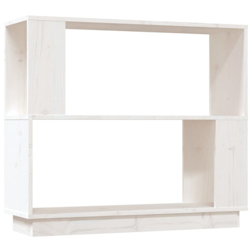 VidaXL (white) vidaXL Solid Wood Pine Book Cabinet/Room Divider Rack Book Shelf Multi Colours 2