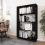 VidaXL (black) vidaXL Solid Wood Pine Book Cabinet/Room Divider Storage Rack Multi Colours 4