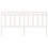 VidaXL (white, 186 x 4 x 100 cm) vidaXL Bed Headboard Home Bedroom Decorative Bed Header Panel Solid Wood Pine 4