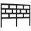 VidaXL (black, 141 x 4 x 100 cm) vidaXL Bed Headboard Bedroom Bed Header Decorative Headboard Solid Wood Pine 3