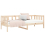 VidaXL (brown) vidaXL Solid Pinewood Pull-out Day Bed Wooden Sleepover Sofa Bed Multi Colours 6