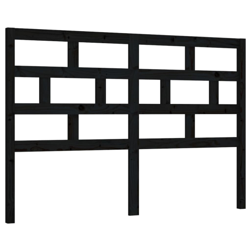 VidaXL (black, 166 x 4 x 100 cm) vidaXL Bed Headboard Bedroom Bed Header Decorative Headboard Solid Wood Pine 2