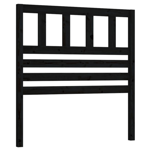 VidaXL (black, 96 x 4 x 100 cm) vidaXL Bed Headboard Bedroom Bed Header Decorative Headboard Solid Wood Pine 2