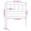 VidaXL (brown, 81 x 4 x 100 cm) vidaXL Bed Headboard Bedroom Bed Header Decorative Headboard Solid Wood Pine 5