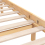VidaXL vidaXL Solid Pinewood Bed Frame 140x200 cm Home Bedroom Bedstead Bed Base 8