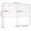 VidaXL (white, 146 x 4 x 100 cm) vidaXL Bed Headboard Bedroom Bed Header Decorative Headboard Solid Wood Pine 5