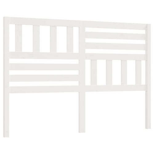 VidaXL (white, 126 x 4 x 100 cm) vidaXL Bed Headboard Bedroom Bed Header Decorative Headboard Solid Wood Pine 2