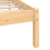VidaXL vidaXL Solid Pinewood Bed Frame 140x200 cm Home Bedroom Bedstead Bed Base 9