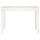 VidaXL (White, 110 x 55 x 75 cm (L x W x H)) vidaXL Dining Table Kitchen Table Dining Room Dinner Table Solid Wood Pine 4