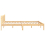VidaXL vidaXL Solid Pinewood Bed Frame 140x200 cm Home Bedroom Bedstead Bed Base 6