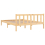 VidaXL vidaXL Solid Pinewood Bed Frame 140x200 cm Home Bedroom Bedstead Bed Base 7