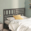 VidaXL (grey, 156 x 4 x 100 cm) vidaXL Bed Headboard Bedroom Bed Header Decorative Headboard Solid Wood Pine 4