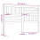 VidaXL (white, 166 x 4 x 100 cm) vidaXL Bed Headboard Bedroom Bed Header Decorative Headboard Solid Wood Pine 5