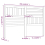 VidaXL (grey, 156 x 4 x 100 cm) vidaXL Bed Headboard Bedroom Bed Header Decorative Headboard Solid Wood Pine 5