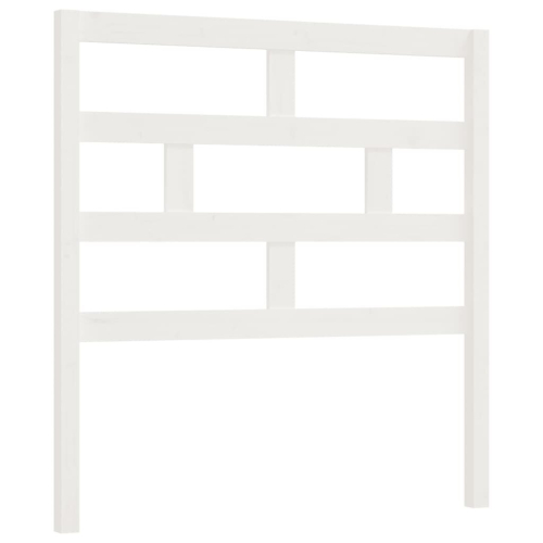 VidaXL (white, 81 x 4 x 100 cm) vidaXL Bed Headboard Bedroom Bed Header Decorative Headboard Solid Wood Pine 2