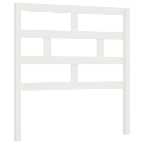 VidaXL (white, 96 x 4 x 100 cm) vidaXL Bed Headboard Bedroom Bed Header Decorative Headboard Solid Wood Pine 2
