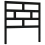 VidaXL (black, 81 x 4 x 100 cm) vidaXL Bed Headboard Bedroom Bed Header Decorative Headboard Solid Wood Pine 3