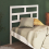 VidaXL (white, 96 x 4 x 100 cm) vidaXL Bed Headboard Bedroom Bed Header Decorative Headboard Solid Wood Pine 4