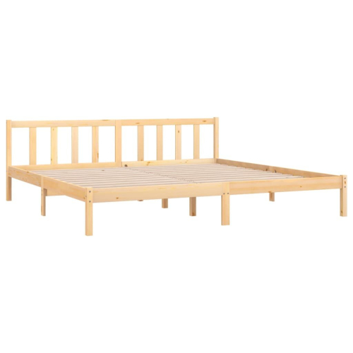 VidaXL vidaXL Solid Pine Wood Bed Frame 180x200 cm – Super King Size 810097 2