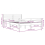 VidaXL (grey, 140 x 190 cm) vidaXL Solid Wood Bed Frame Bedroom Bedstead Bed Base Multi Colours/Sizes 5