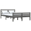 VidaXL (grey, 150 x 200 cm) vidaXL Solid Wood Bed Frame Bedroom Bedstead Bed Base Multi Colours/Sizes 4