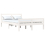 VidaXL (white, 150 x 200 cm) vidaXL Solid Wood Bed Frame Bedroom Bedstead Bed Base Multi Colours/Sizes 4