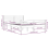 VidaXL (grey, 150 x 200 cm) vidaXL Solid Wood Bed Frame Bedroom Bedstead Bed Base Multi Colours/Sizes 5