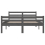 VidaXL (grey, 150 x 200 cm) vidaXL Solid Wood Bed Frame Bedroom Bedstead Bed Base Multi Colours/Sizes 6