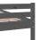 VidaXL (grey, 150 x 200 cm) vidaXL Solid Wood Bed Frame Bedroom Bedstead Bed Base Multi Colours/Sizes 8