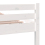 VidaXL (white, 150 x 200 cm) vidaXL Solid Wood Bed Frame Bedroom Bedstead Bed Base Multi Colours/Sizes 8