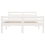VidaXL (white, 135 x 190 cm) vidaXL Solid Wood Bed Frame Bedroom Bedstead Bed Base Multi Colours/Sizes 6