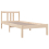 VidaXL (brown, 75 x 190 cm) vidaXL Solid Wood Bed Frame Wooden Platform Bed Multi Colours Multi Sizes 4