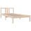 VidaXL (brown, 90 x 190 cm) vidaXL Solid Wood Bed Frame Wooden Platform Bed Multi Colours Multi Sizes 4