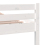 VidaXL (white, 135 x 190 cm) vidaXL Solid Wood Bed Frame Bedroom Bedstead Bed Base Multi Colours/Sizes 8