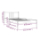 VidaXL (brown, 90 x 190 cm) vidaXL Solid Wood Bed Frame Wooden Platform Bed Multi Colours Multi Sizes 5