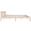 VidaXL (brown, 120 x 200 cm) vidaXL Solid Wood Bed Frame Wooden Platform Bed Multi Colours Multi Sizes 6