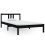 VidaXL (black, 100 x 200 cm) vidaXL Solid Wood Bed Frame Wooden Platform Bed Multi Colours Multi Sizes 3