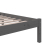 VidaXL (grey, 100 x 200 cm) vidaXL Solid Wood Bed Frame Wooden Platform Bed Multi Colours Multi Sizes 7