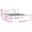 VidaXL (150 x 200 cm) vidaXL Solid Wood Bed Frame Wooden Platform Bed Multi Colours Multi Sizes 10