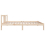 VidaXL (brown, 90 x 190 cm) vidaXL Solid Wood Bed Frame Wooden Platform Bed Multi Colours Multi Sizes 6