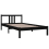 VidaXL (black, 100 x 200 cm) vidaXL Solid Wood Bed Frame Wooden Platform Bed Multi Colours Multi Sizes 4