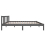 VidaXL (grey, 140 x 200 cm) vidaXL Solid Wood Bed Frame Wooden Platform Bed Multi Colours Multi Sizes 6
