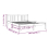 VidaXL (grey, 135 x 190 cm) vidaXL Solid Wood Bed Frame Wooden Platform Bed Multi Colours Multi Sizes 10